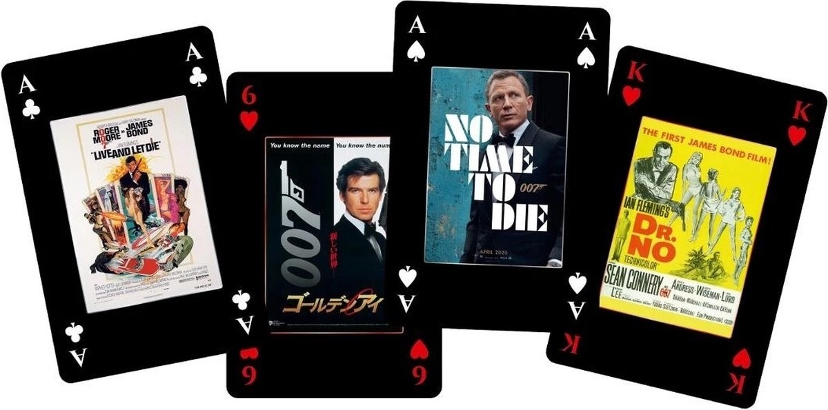 Winning Moves - James Bond 007 Waddingtons Number Playing Cards - cartes à jouer