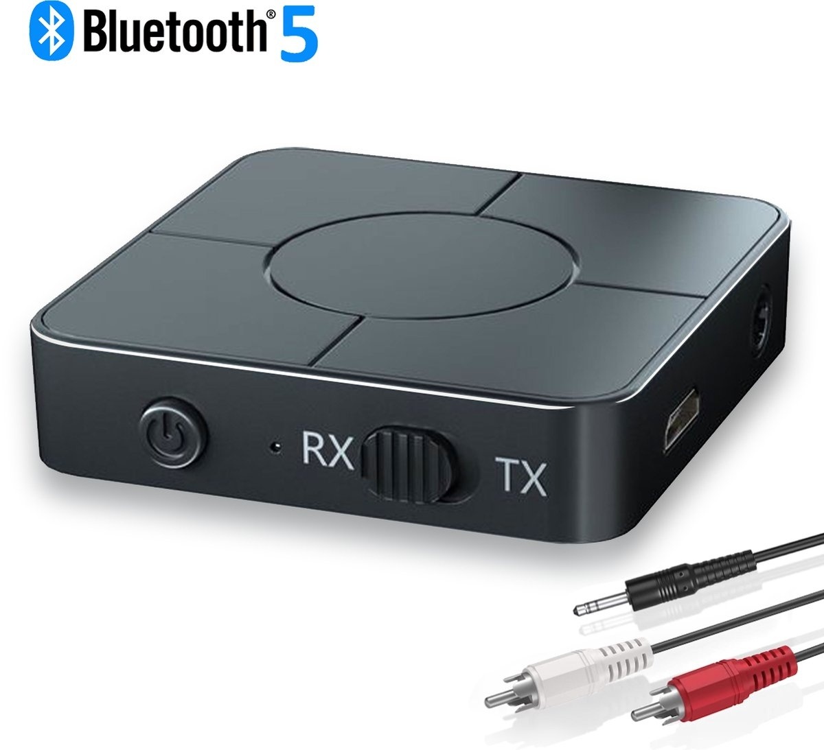 MM Brands Récepteur et émetteur Bluetooth 5.0 - 3,5 MM AUX / RCA