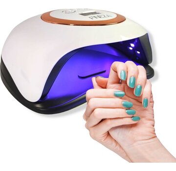 Fineza Fineza Lampe UV pour ongles en gel - Séchoir à ongles LED - Séchoir à ongles pour vernis en gel - Lampe à ongles - Blanc