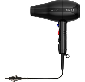 Solis Sèche-cheveux Solis Swiss Air 3802 Hairdryer - Sèche-cheveux ionique - Noir