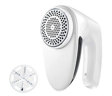 Auronic Auronic Electric Lint Remover - Sans fil - 2 accessoires supplémentaires - Blanc