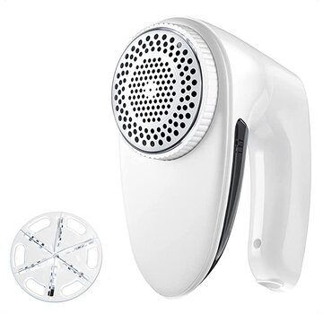 Auronic Auronic Electric Lint Remover - Sans fil - 2 accessoires supplémentaires - Blanc