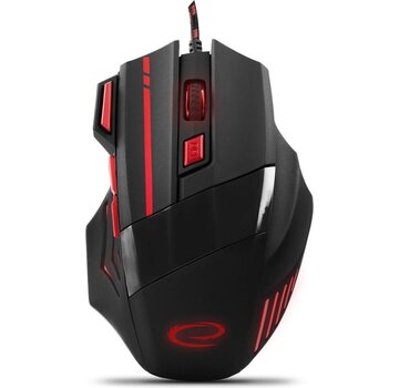 Esperanza Souris optique USB 7D Wolf avec LED - max DPI 2400 - Rouge