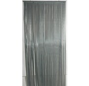 Sunburst Rideau de porte PVC Tris - 90x220 cm - Anthracite/Gris