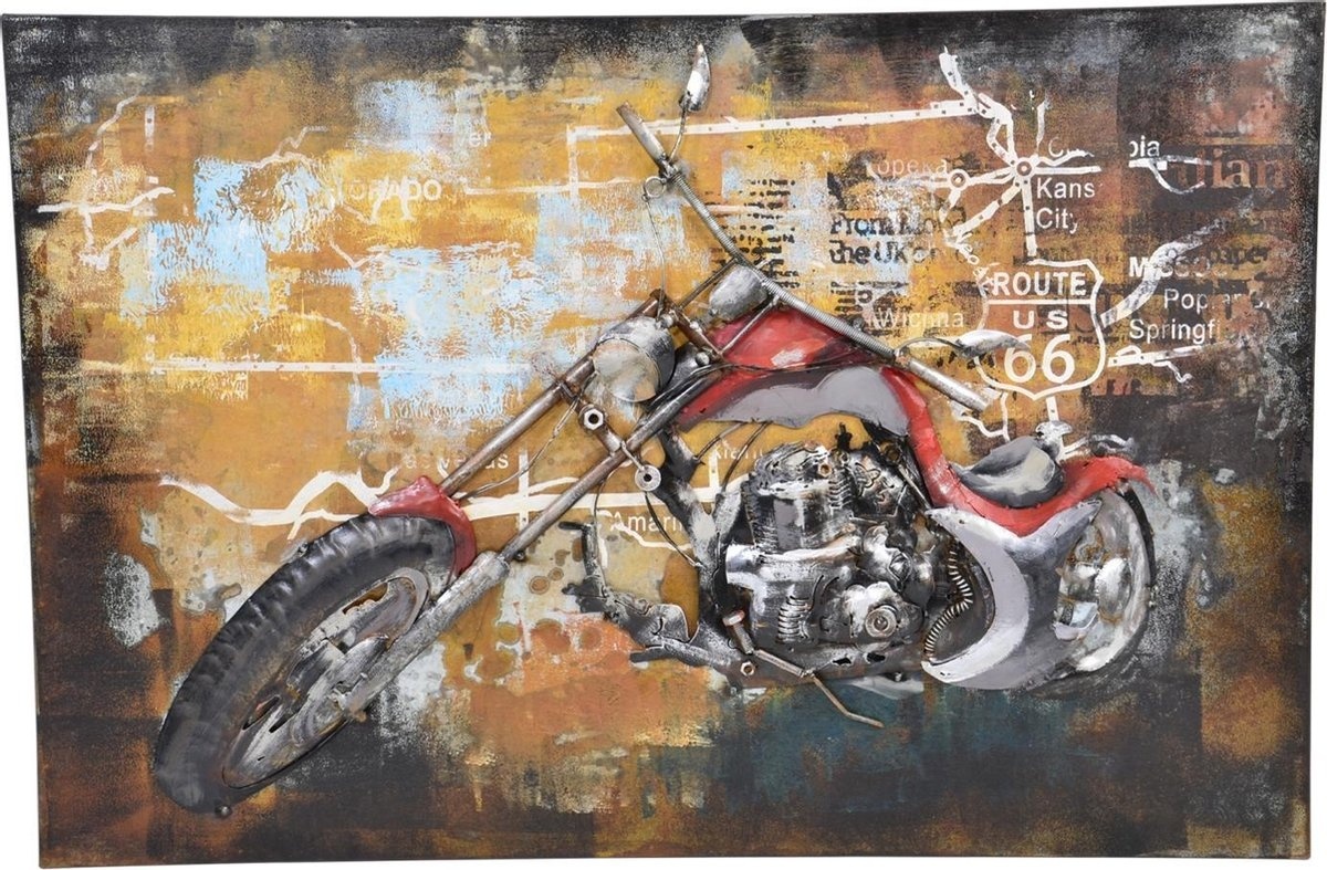 Enseigne murale Red Engine 94 x 63 cm