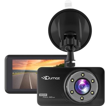Qumax Qumax Dashcam pour voiture - Full HD - Mode parking avec capteur G intégré - Ecran IPS - Objectif grand angle 170° - Vision nocturne