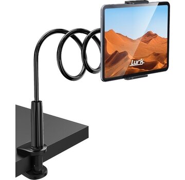 Lurk LURK® Porte-tablette flexible et ajustable - Porte-téléphone ergonomique - 70cm de long - 4 à 11 pouces - Universel - Noir