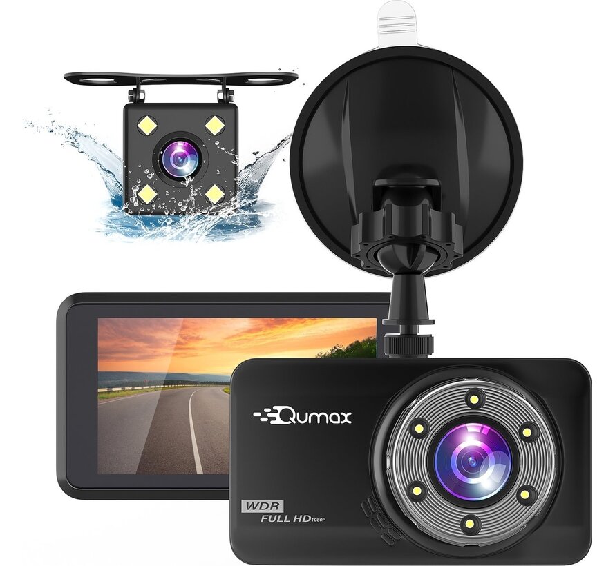 Acheter Qumax Dashcam pour voiture - Caméra avant et arrière