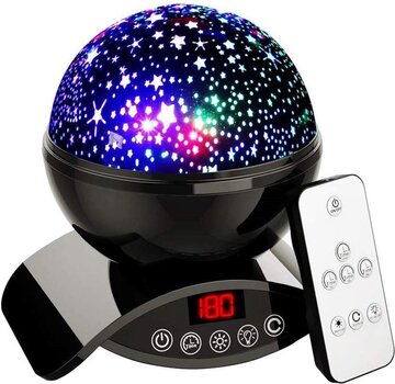 Qumax Qumax Star projector black - Starry Sky Projection for Kids - party light / disco light - Galaxy projector - LED