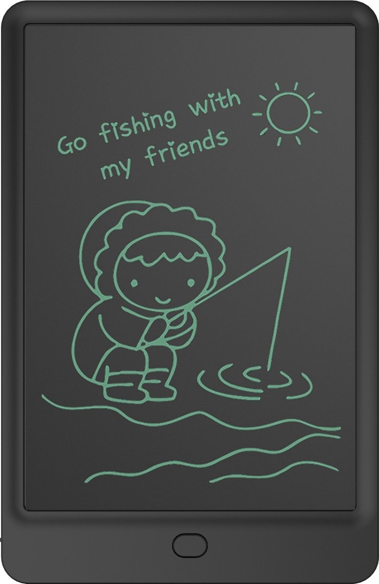 Tablette à dessin - Denver - Tablette pour enfants alternative au dessin sur papier - Tablette à dessin Denver LWT10510 - Tablette de dessin magique de 10,5 pouces - Noir