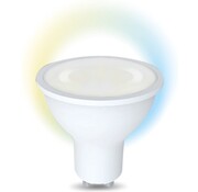 Denver Denver SHL-440 - - Lampe LED Wifi - GU10 - Lumière blanche - Dimmable - Compatible Tuya - Denver Smart Home App - Contrôlable avec Alexa - fonctionne avec Google Assistant