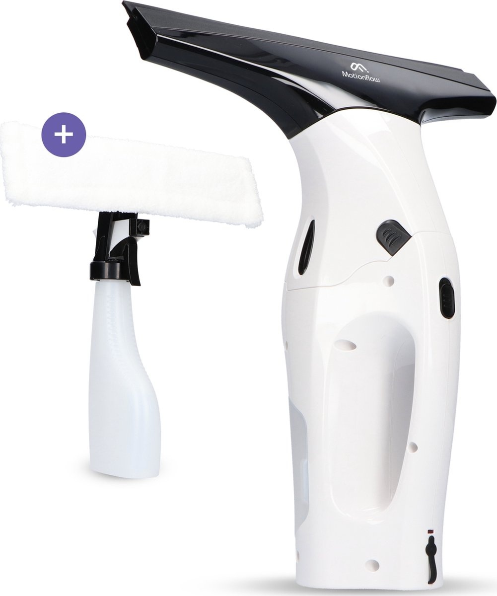 Nettoyeur de vitres électrique aspirant Motionflow avec vaporisateur - Rechargeable