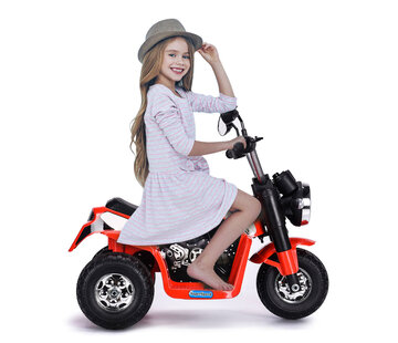 Coast Moto électrique Coast  pour enfants avec support de vélos - 57 x 72 x 56 cm - Rouge