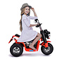 Moto électrique Coast  pour enfants avec support de vélos - 57 x 72 x 56 cm - Rouge