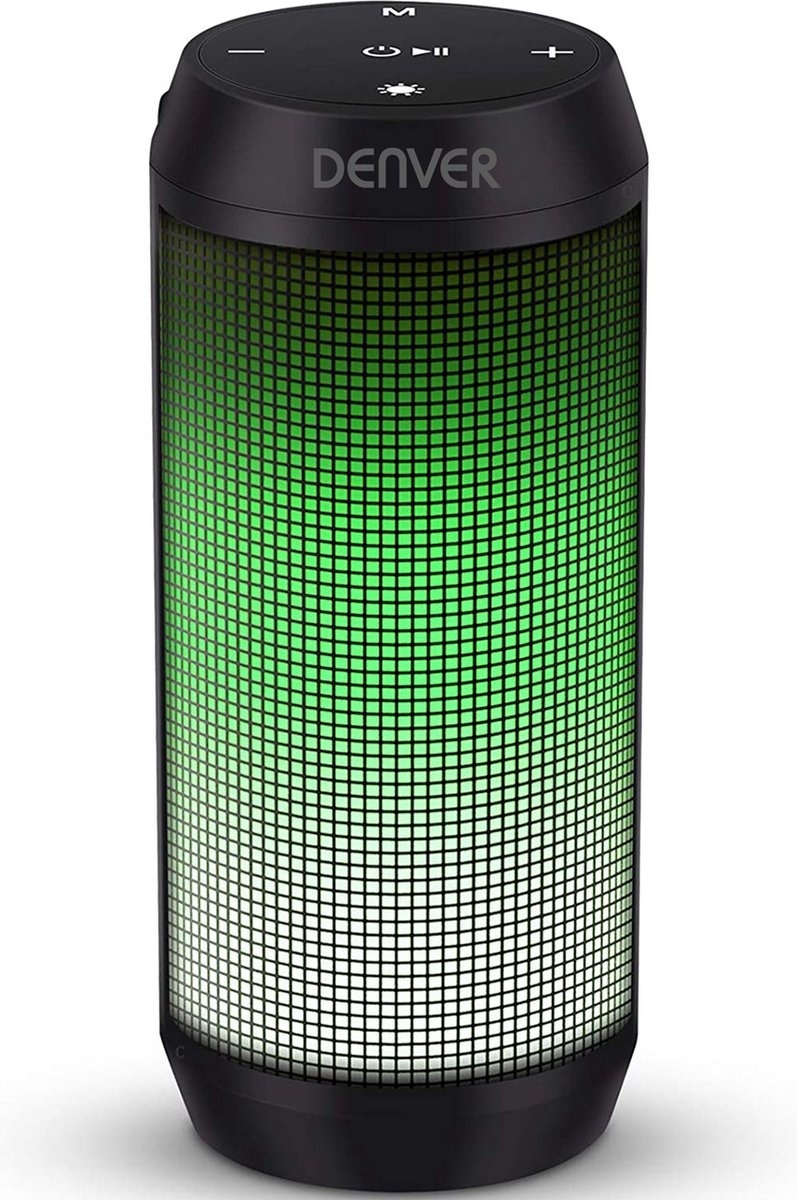 Denver Enceinte Bluetooth sans fil - 60W - Effets de lumière - Boîte à musique - AUX - BTL62NR