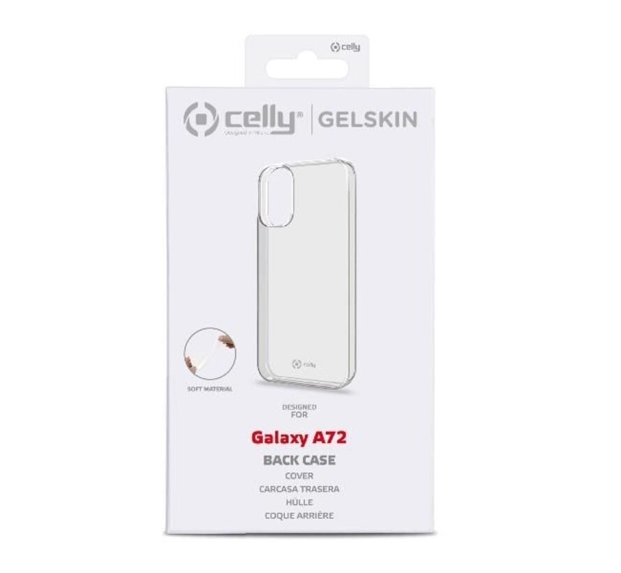 Celly Etui pour téléphone portable Samsung galaxy A72 - Transparent