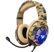 WINTORY WINTORY M1 RGB Over-ear Headphones - Casque de jeu - avec microphone pour Nintendo Switch - PS4/PS5 - PC/ordinateurs portables - Xbox One - Camouflage