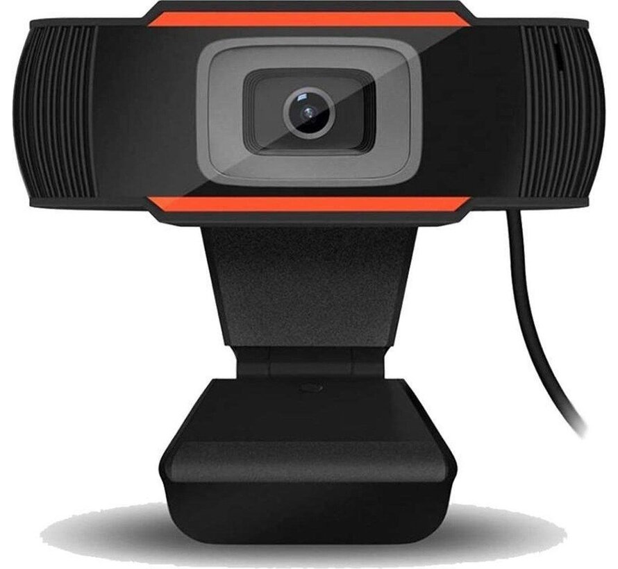 Webcam HD 720P avec microphone - Webcam pour PC - Suppression des bruits - Convient à Windows et Apple