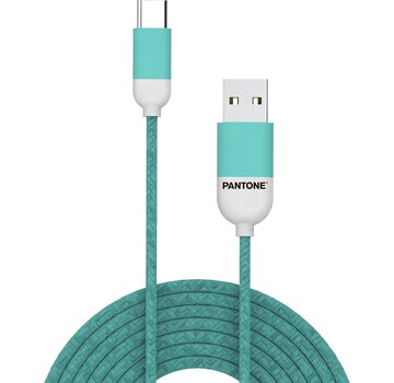 Celly Celly Pantone Câble USB Type-C, 1,5 mètre, vert - Caoutchouc