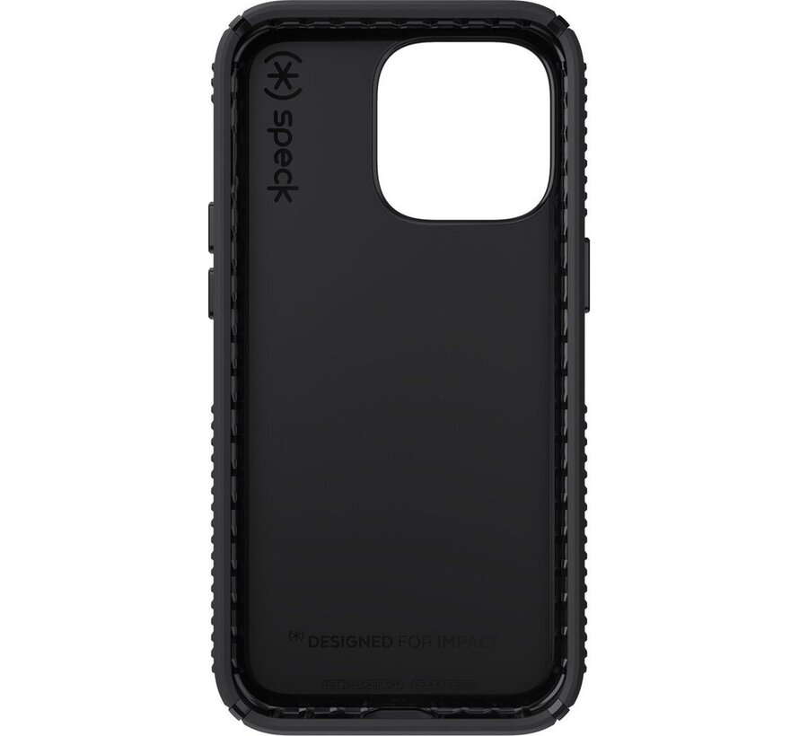 Speck Presidio2 Grip - Apple iPhone 13 Pro Max- avec Microban bactéricide - Protection contre les chutes de 4 mètres (13ft) - noir