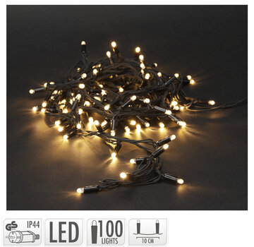 Ambiance Lumières de Noël 300 Led - Blanc chaud - 29,7 mètres INCL. Adaptateur de démarrage