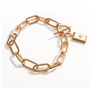 Laura Ferini Bracelet femme Ruvido Gold - Laura Ferini - Bracelet à maillons en or