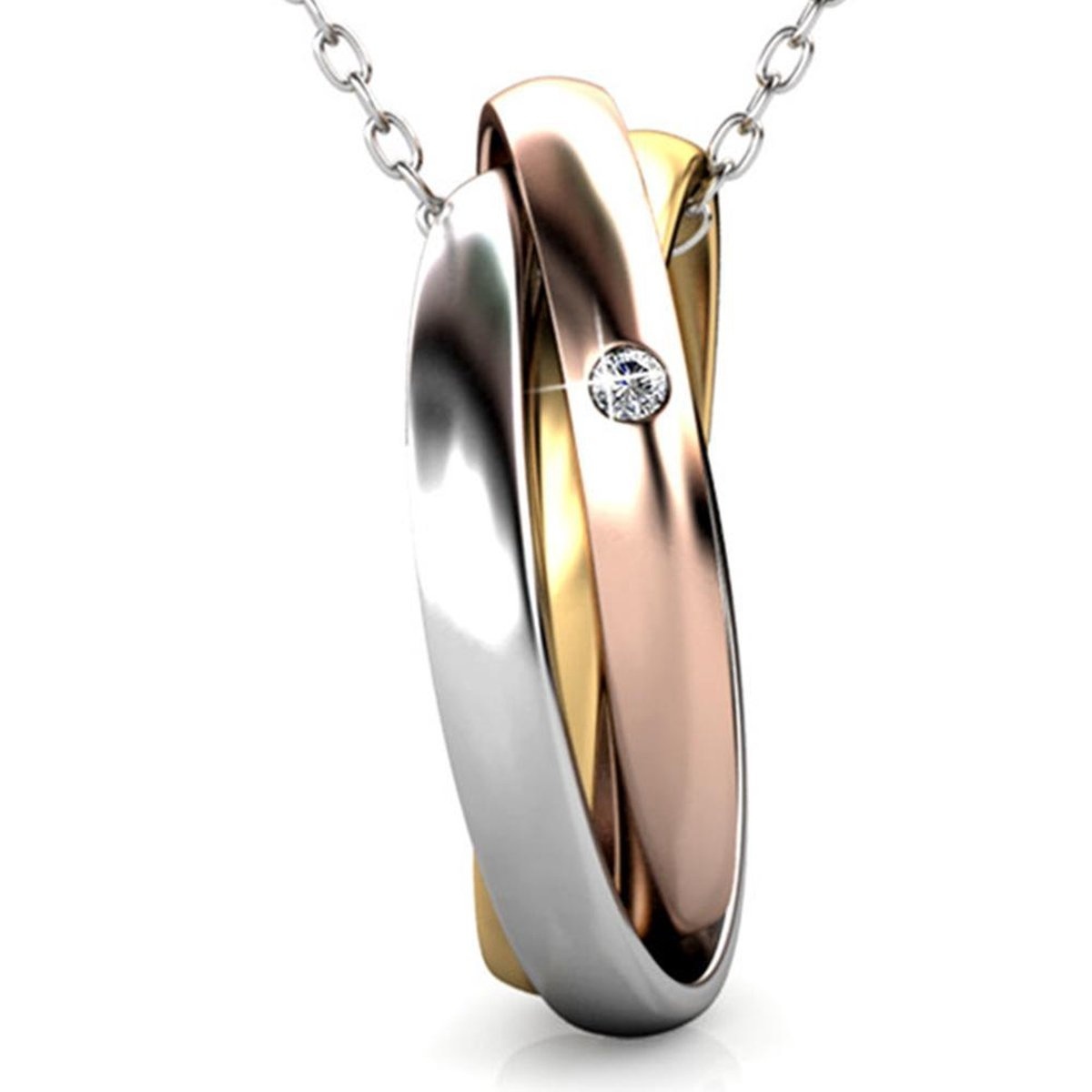 Collier pour femme - Yolora Ladies Necklace - Silver/Gold/Rosé
