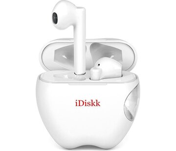 idiskk iDiskk i55 Fully Wireless Earbuds Gaming Earbuds- In-ear Bluetooth Wireless - White