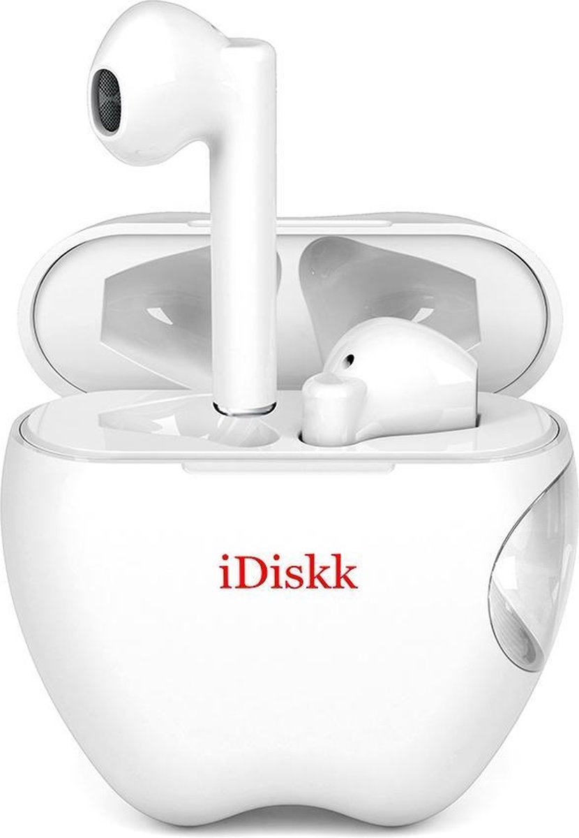 Écouteurs de jeu sans fil entièrement sans fil - iDiskk i55 - Écouteurs Bluetooth intra-auriculaires sans fil - Blanc