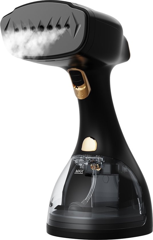 Défroisseur Vapeur à main - Auronic - Élimine 99 % des bactéries - Pour Vêtements et Meubles -300ml - Noir