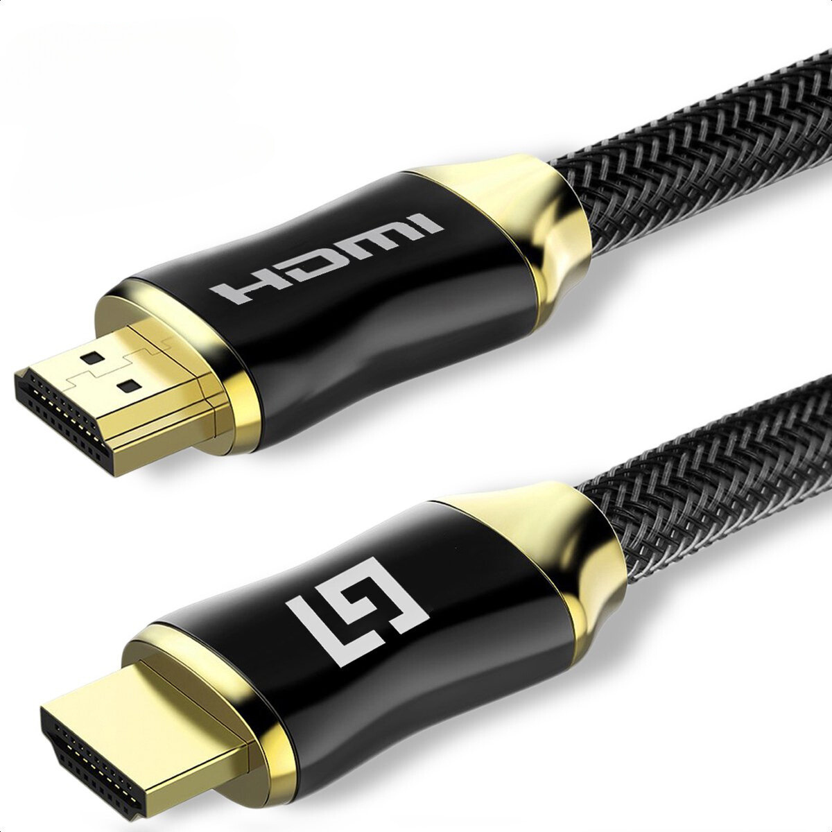 LifeGoods Câble HDMI 2.0 - 10M - 18Gbps - 4K (60Hz) - Noir