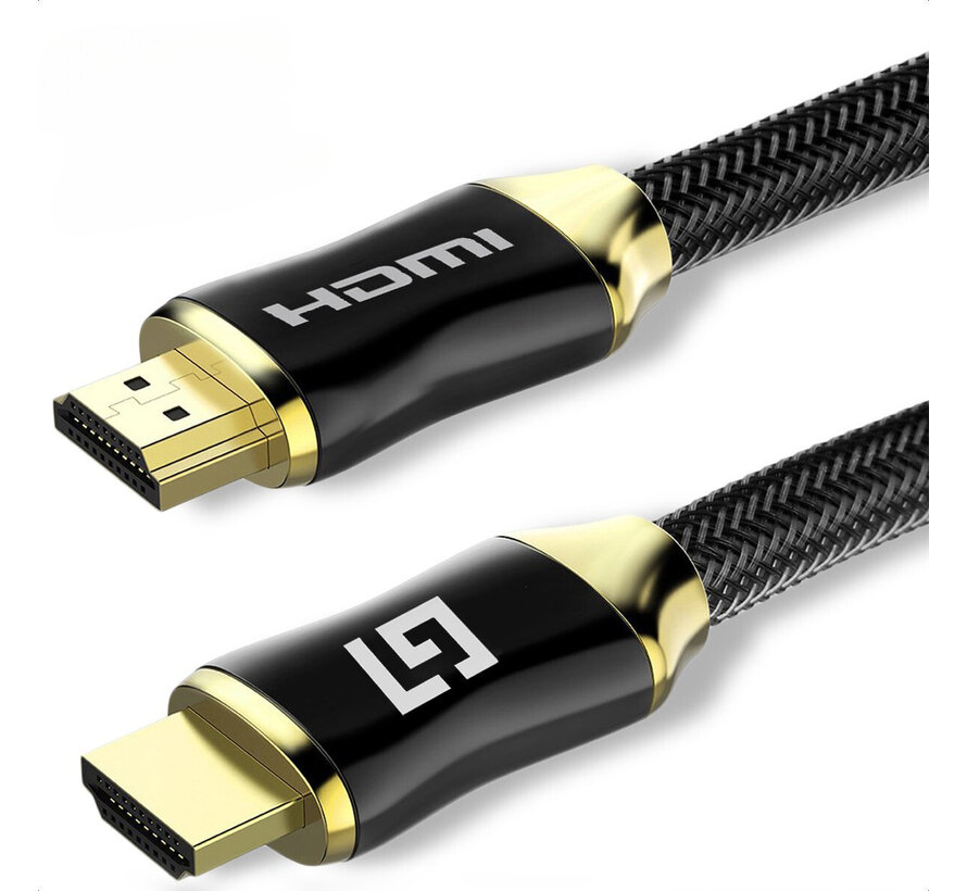 LifeGoods Câble HDMI 2.0 - 3M - 18Gbps - 4K (60 Hz) - Noir