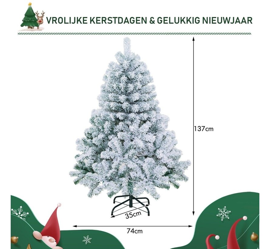 Coast Sapin de Noël avec 295 branches et 150 lumières LED blanc chaud 137 cm