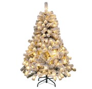 Coast Coast Sapin de Noël avec 295 branches et 150 lumières LED blanc chaud 137 cm