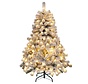 Coast Sapin de Noël avec 295 branches et 150 lumières LED blanc chaud 137 cm