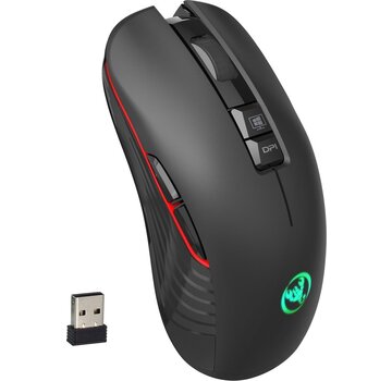 HxSJ HXSJ T30 2.4G USB-C Wireless Gaming Mouse - Souris rechargeable - Souris silencieuse - pour Macbook / Laptop / PC - Souris de jeu