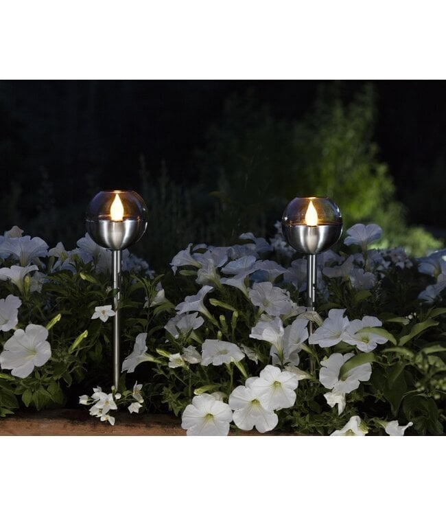 Westfalia flicker lights - lampe LED - durée d'éclairage jusqu'à 8 heures - 200mAh - set of 2 - amber