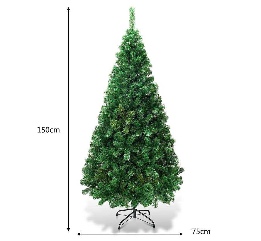 Sapin de Noël Artificiel - Coast - Avec pied en métal - 150-240 cm - vert