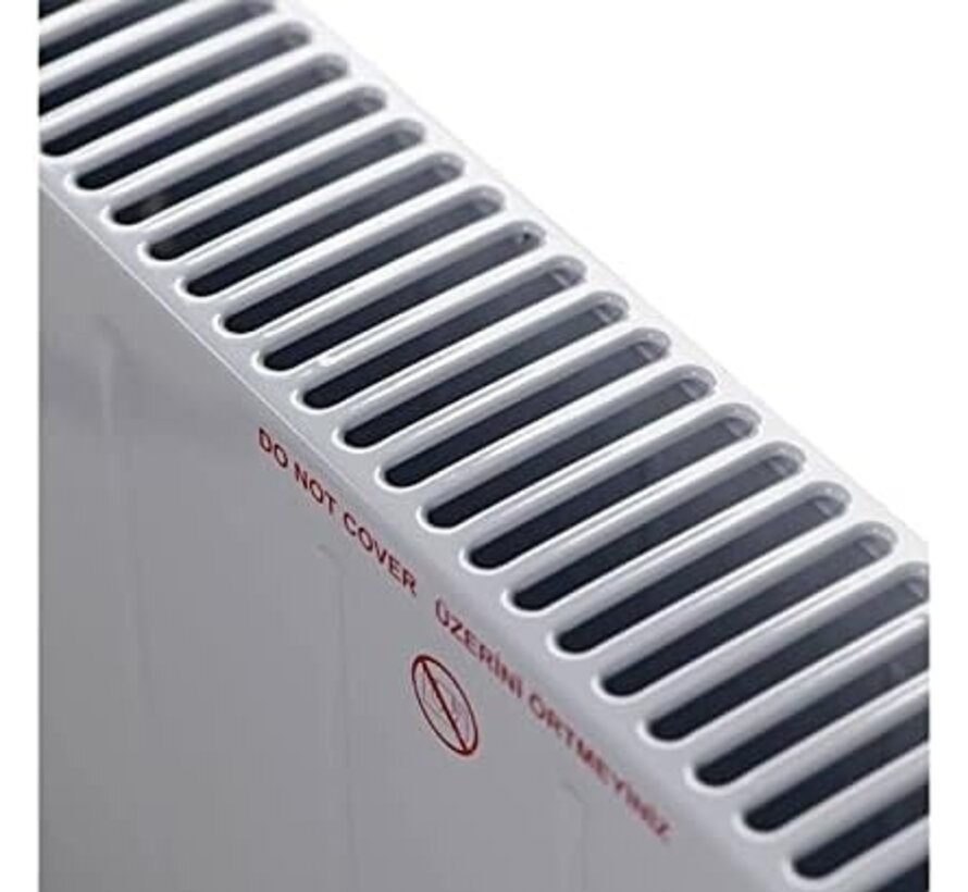 Luxell - Chauffage électrique mural portable - Convecteur thermique - Protection contre la surchauffe