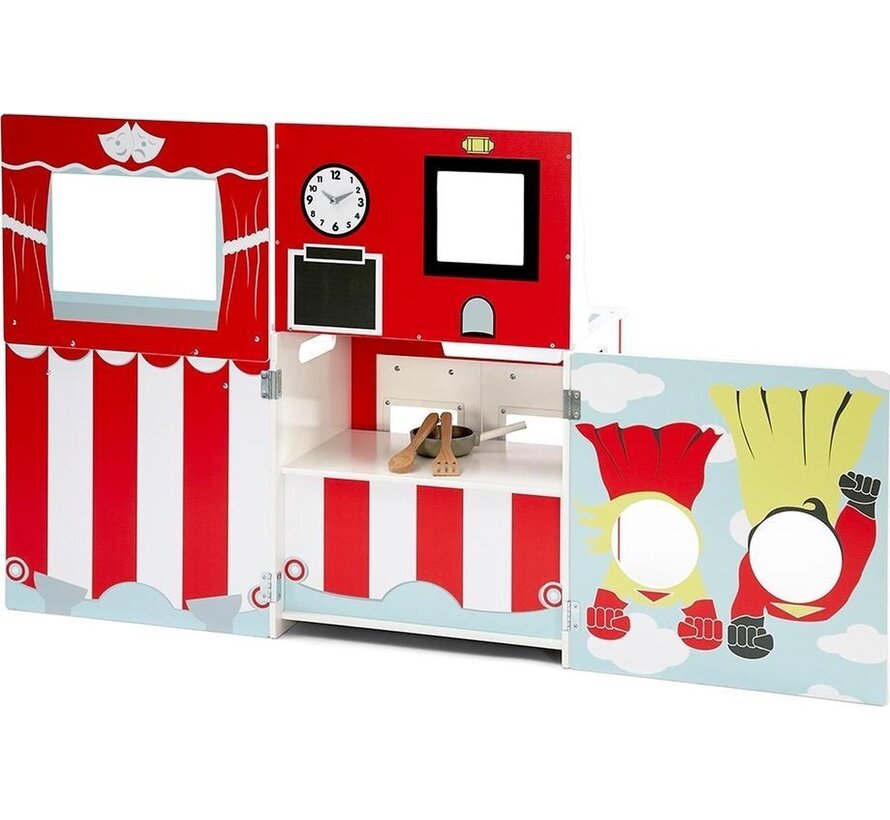 Plum Play kitchen 3-in-1 - MDF - 46 x 42 x 75 cm