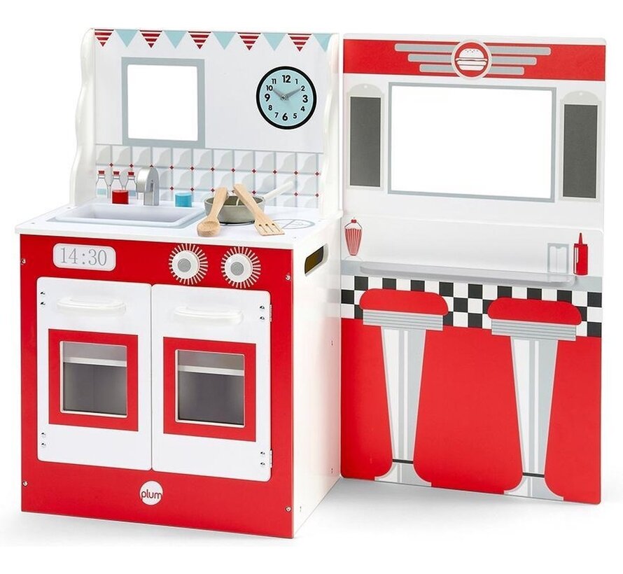 Plum Play kitchen 3-in-1 - MDF - 46 x 42 x 75 cm