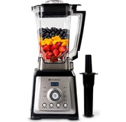 KitchenBrothers Blender à 8 lames - KitchenBrothers - Réservoir en plastique de 2L - 8 Vitesses - 4 Modes- inox