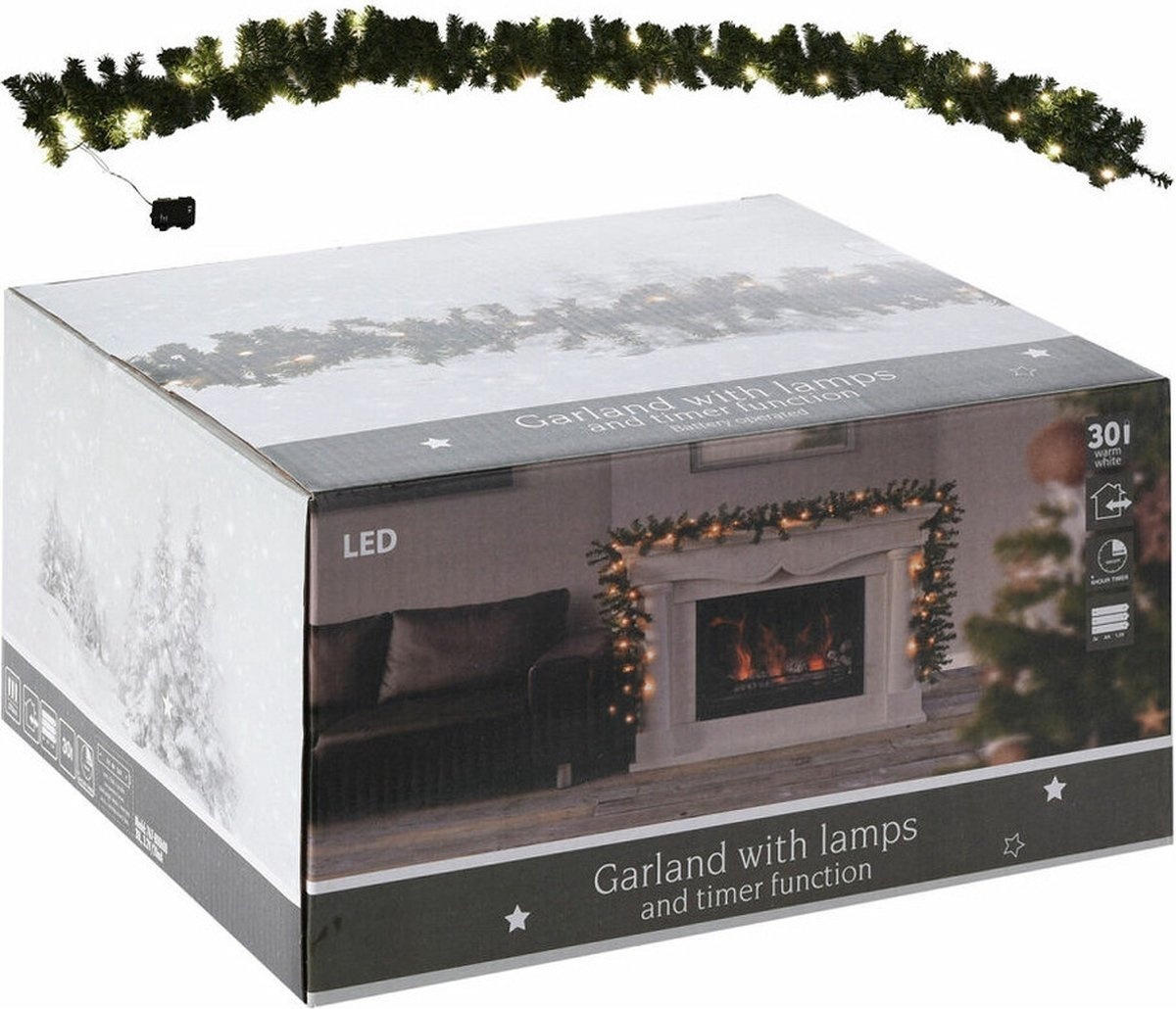 Guirlande de Noël - Nampook - 30 LED lights - 270cm