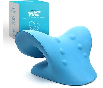 MM Brands Coussin de massage pour la nuque MM Brands - Étireur de cou - Douleurs cervicales et dorsales