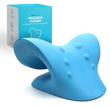 MM Brands Coussin de massage pour la nuque MM Brands - Étireur de cou - Douleurs cervicales et dorsales