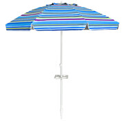 Coast Coast 2.2 M Beach Umbrella UPF50 + Sun Protection Portable Parasol Terrace Umbrella-Light