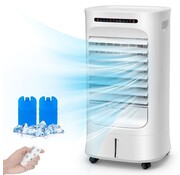 Coast Coast Climatiseur portable - refroidisseur d'air évaporatif 3 en 1 avec ventilateur et humidificateur - blanc