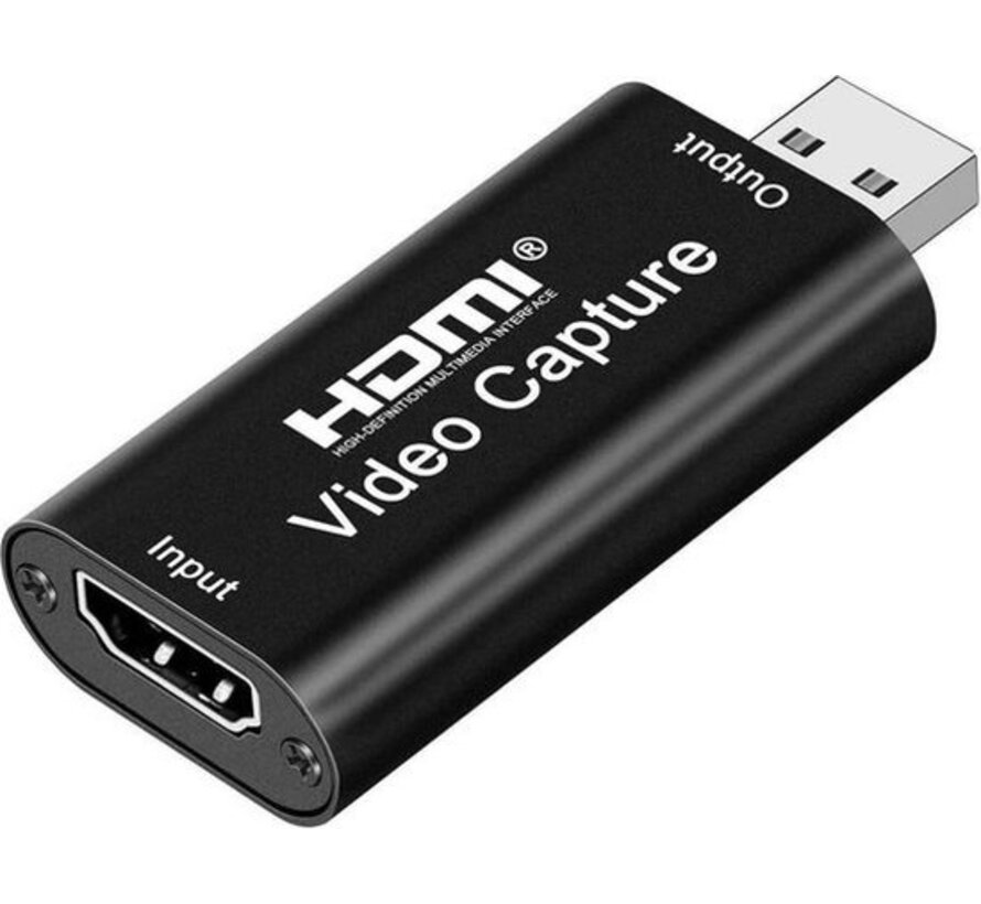 Carte de capture HDMI vers USB - EarlKings - Capture vidéo pour PlayStation, Xbox, Nintendo, Windows, MAC - Capture de jeux