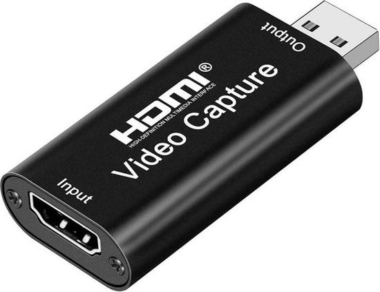Carte de capture HDMI vers USB - EarlKings - Capture vidéo pour PlayStation, Xbox, Nintendo, Windows, MAC - Capture de jeux