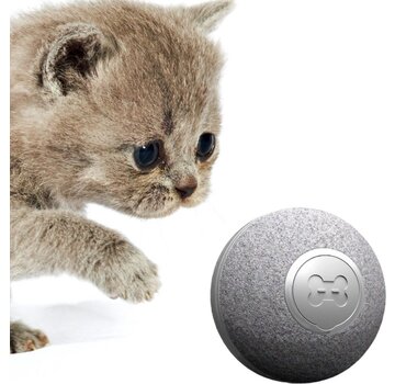 Cheerble Balle interactive intelligente pour chats - Cheerble - Mini ball 2.0 - 3 modes de jeu - jouet pour chats - rechargeable par USB - Gris